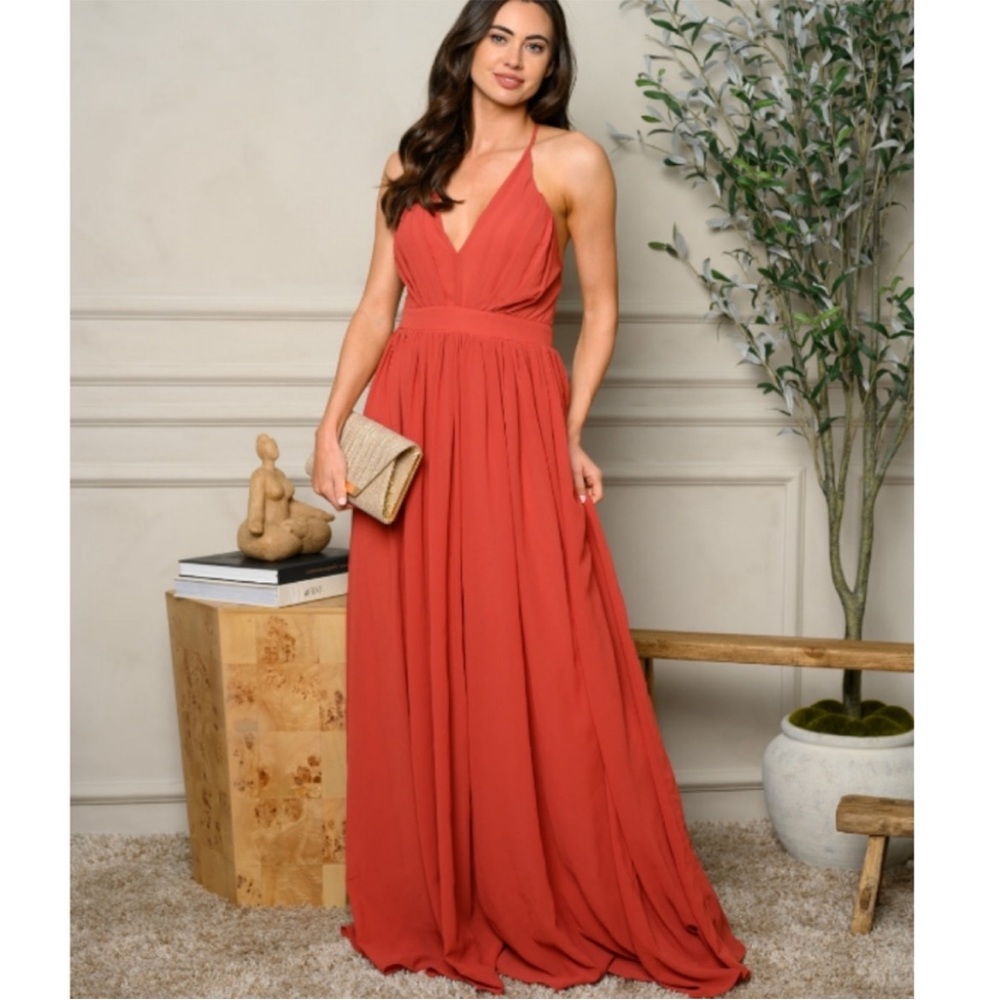 Chiffon Maxi Dress NWT